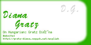 diana gratz business card